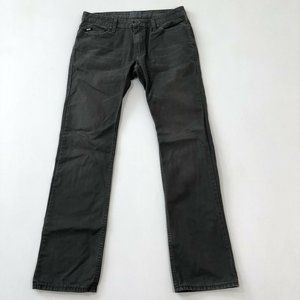 Vans Men's Gray Authentic Chino Slim Pants Dark Wash Regular Fit Size 30